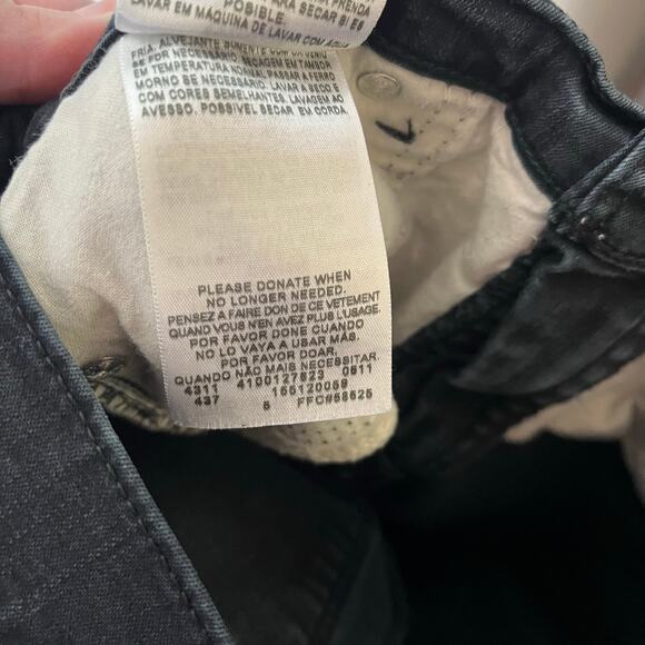 Levi's 512 Perfectly Slimming Bootcut Denim Jeans Black 12 M - Picture 6 of 13